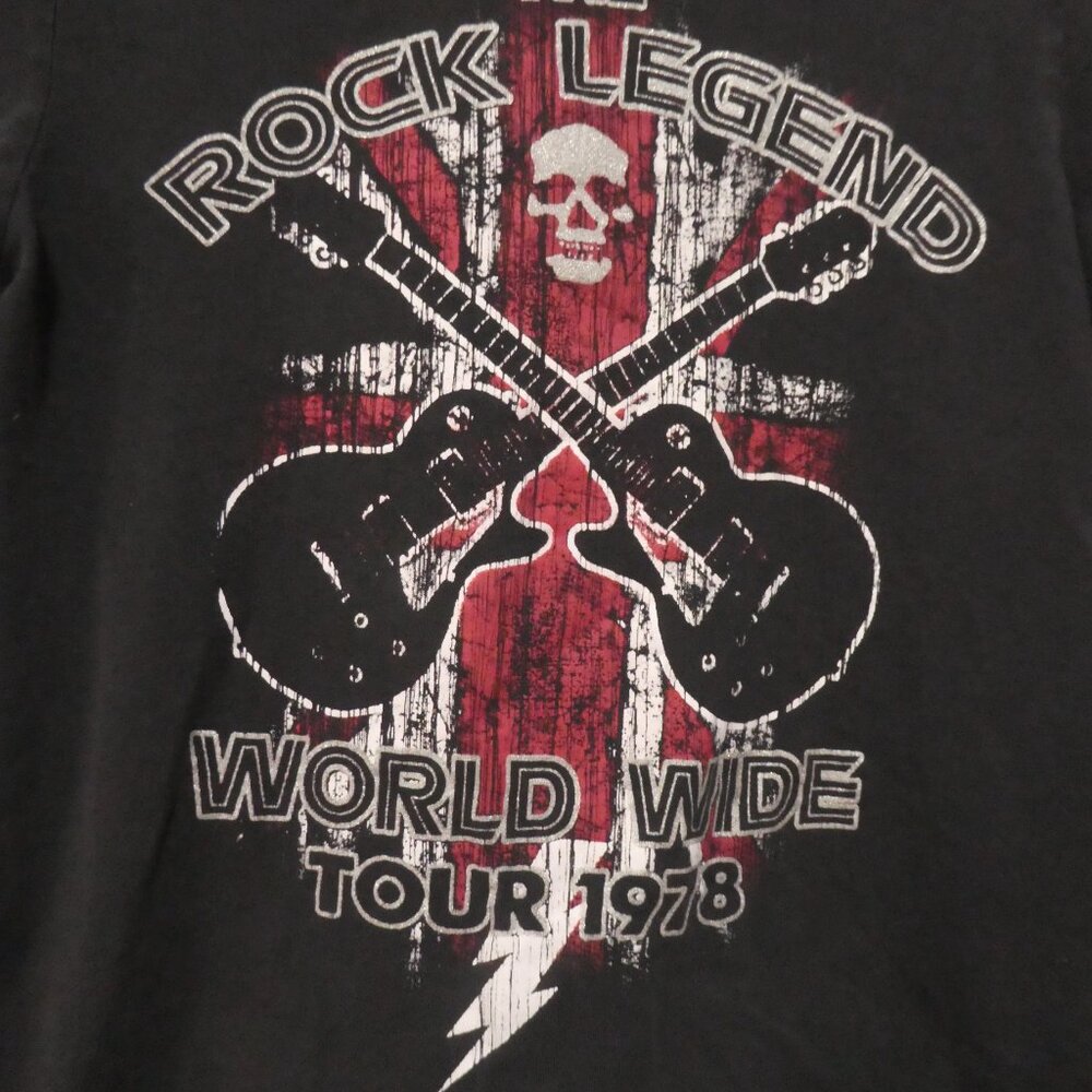 Source Unknown | P2P 14 inches measured | "Rock Legend World Wide Tour 1978 Tee
